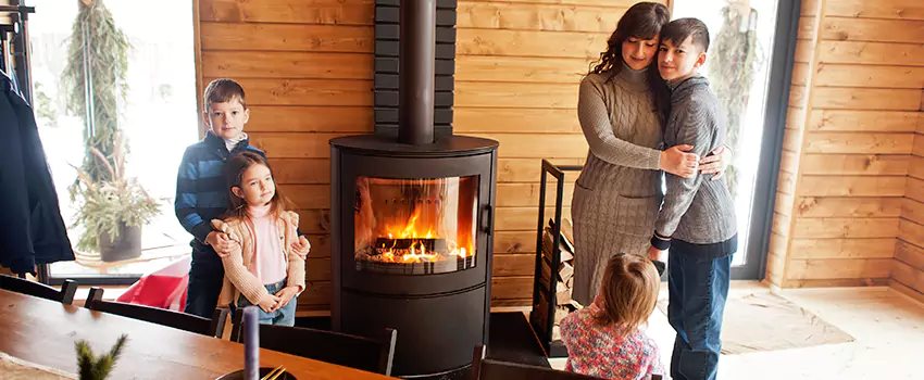 Morso Cast Iron Fireplace Insert Installation in Twin Falls, Idaho