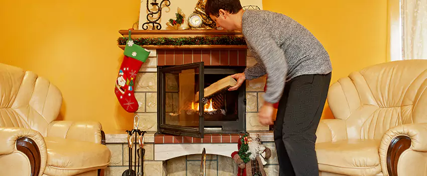 Rusted Metal Fireplace Restoration in Twin Falls, Idaho